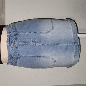 BLUE Spice denim high waisted skirt, Size 3